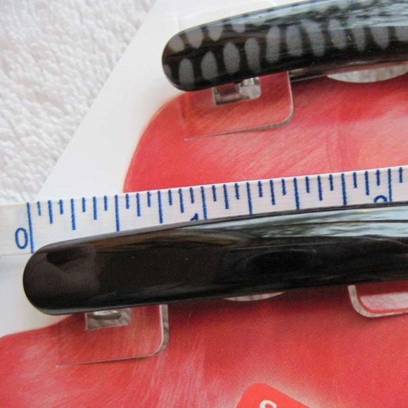 3 Goody Stay Put Slide Proof Hair Barrettes Secure Back Clips Blonde Black Brown - Picture 2 of 12